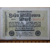 10 миллионов марок 1923г. Берлин