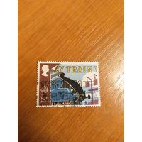 1988 Великобритания транспорт паровоз железная дорога (3-8)