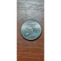 США Штаты и территории 25 центов (квотер) Луизиана 2002