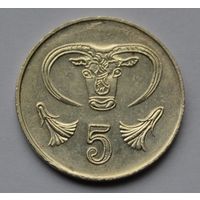 Кипр, 5 центов 2001 г.