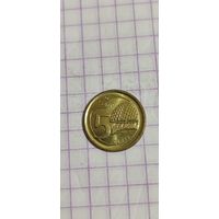 Сингапур 5 цент 2013