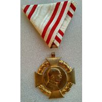 Австро-Венгрия.Крест в память 60-летия восхождения императора Франца Иосифа I (1848-1916 гг.) на Австро-Венгерский престол.