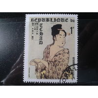 Чад, 1970. Японская живопись