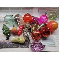 Елочные игрушки СССР + стеклярус