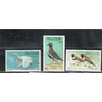 Полинезия-1982,(Мих.362-364) ** ,Фауна, Птицы (полная серия)