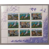 Утки. Фауна. Россия, 1992, лист