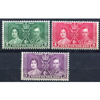 1937 Ньюфаундленд ** Коронация, серия 3 марки