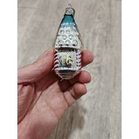 Игрушка елочная советская домик