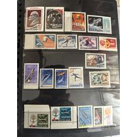 Лот чистых марок СССР 1962 год