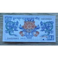 Werty71 Бутан 1 нгултрум 2019 UNC банкнота UNC банкнота