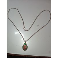 Образок с цепочкой . С рубля