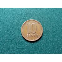 10 центов Литва.