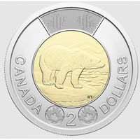 Канада 2 доллара, 2025 Карл III UNC