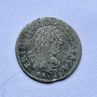 Монета СЕРЕБРО ПРУССИЯ шостак/6 грошей 1685 год ФРИДРИХ ВИЛЬГЕЛЬМ l ОТЛИЧНЫЙ