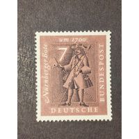 Германия 1961. Нюрнбергский почтовый курьер. Полная серия