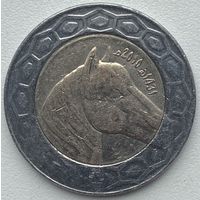 Алжир 100 динаров 2010 г. Лошадь