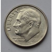 США, 10 центов (1 дайм), 2020 г. Р