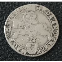 6 грошей 1666 года Литва