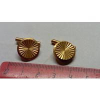 Позолоченные запонки.AU.Клейма.
