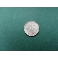 25 сантимов Бельгия.