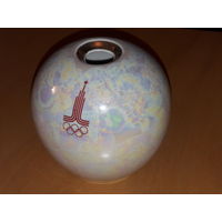 Ваза, вазочка фарфоровая "Олимпиада-80" Минск. МФЗ. Отличная