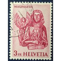 Швейцария 1961 скульптура в храме, 1 из 4.