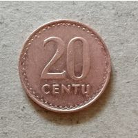 Литва 20 сентов 1991 год, KM# 89, ю