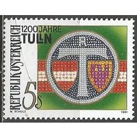 Австрия. 1200 лет г.Тулона на Дунае. 1991г. Mi#2031.