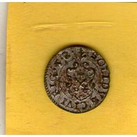 Солид 1652 м.д.Рига. Остатки штемпельного блеска!