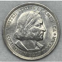 50 центов 1893 Колумб США - шикарная! В блеске!