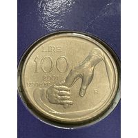 Сан-Марино 100 лир 2001 ( "Будущее "  / Тираж 30 тысяч Запайка )