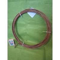 Провод обмоточный с двойной стекловолокнистой изоляцией ПСДКТ прямоугольный шинка 2,5х8 мм (СССР)