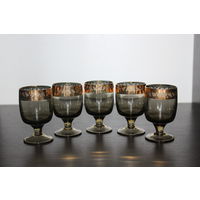 Набор стеклянных стопок, в наборе 5 шт.