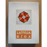 Латвия, города на спичечных коробках, Рига, 7 х 5 х 2 см, спички