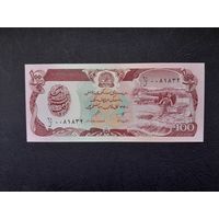100 АФГАНИ 1990 года. Афганистан.UNC