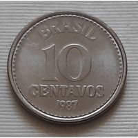 10 сентаво 1987 г. Бразилия