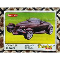 Вкладыш Turbo (Турбо) Super (серия 401-470, Супер), номер 404, Chrysler Prowler. #1. Возможен небольшой торг.