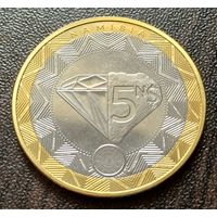 Намибия 5 долларов, 2025    ( 1-9-5 )