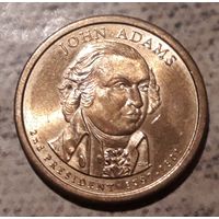 1 доллар 2007 D США 2- ой президент Джон Адамс