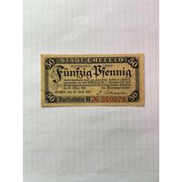 50 пфенигов (нотгельды) Германия г.Крефельд -1402