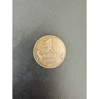1 сантим 1932 года. Хорошее состояние. С 1 рубля
