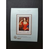 Польша 1982 Блок Mi.88 с маркой "Международная филателистическая выставка "PHILEXFRANCE-82"" (чистый**) Mi.2814 каталог 4.50 евро