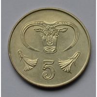 Кипр, 5 центов 2004 г.