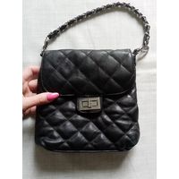 Маленькая мужская сумочка на пояс, на ремень, натуральная кожа