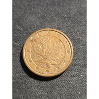 Германия 1 евроцент 2011 F