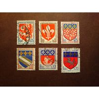 Франция 1953/66 гг.Гербы городов./28а/