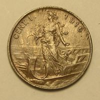 Италия, 1 Чентезимо 1916