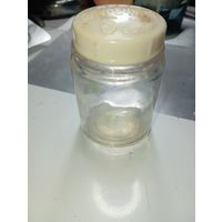 Витражная баночка  " Крем Огуречный " .