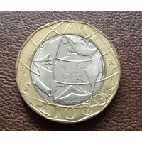 1000 лир 1998г. Италия
