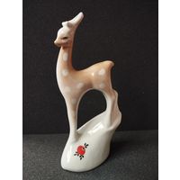Статуэтка фарфоровая Олень Золотой Рожок, МФФЗ, БССР
